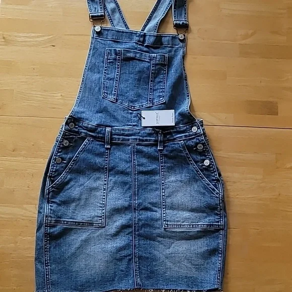 Judy Blue High-Waist Raw Hem Overall Skirt - Picture 4 of 12